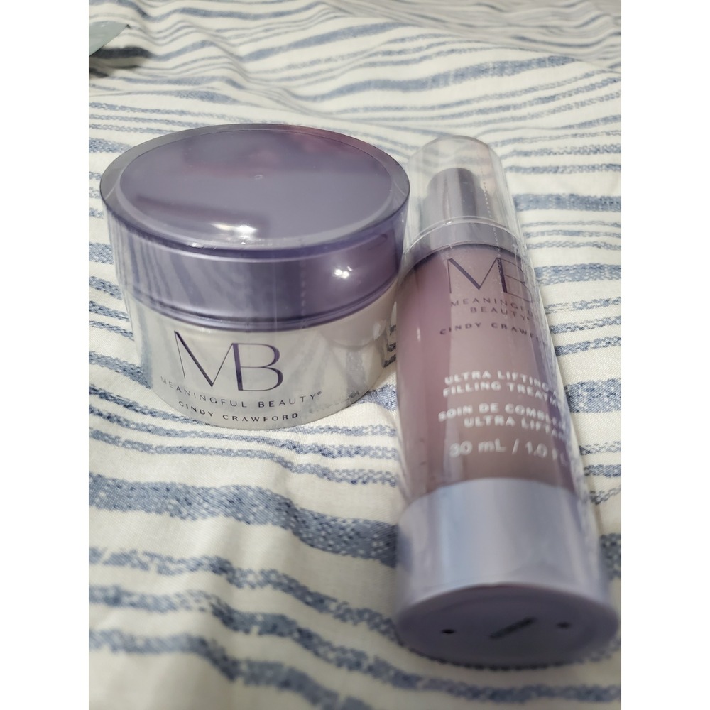 Meaningful Beauty Cindy Crawford Night Creme & Ultra Lifting Treatment Set 30ml